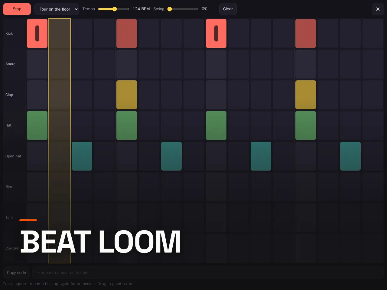 Screenshot of Beat Loom